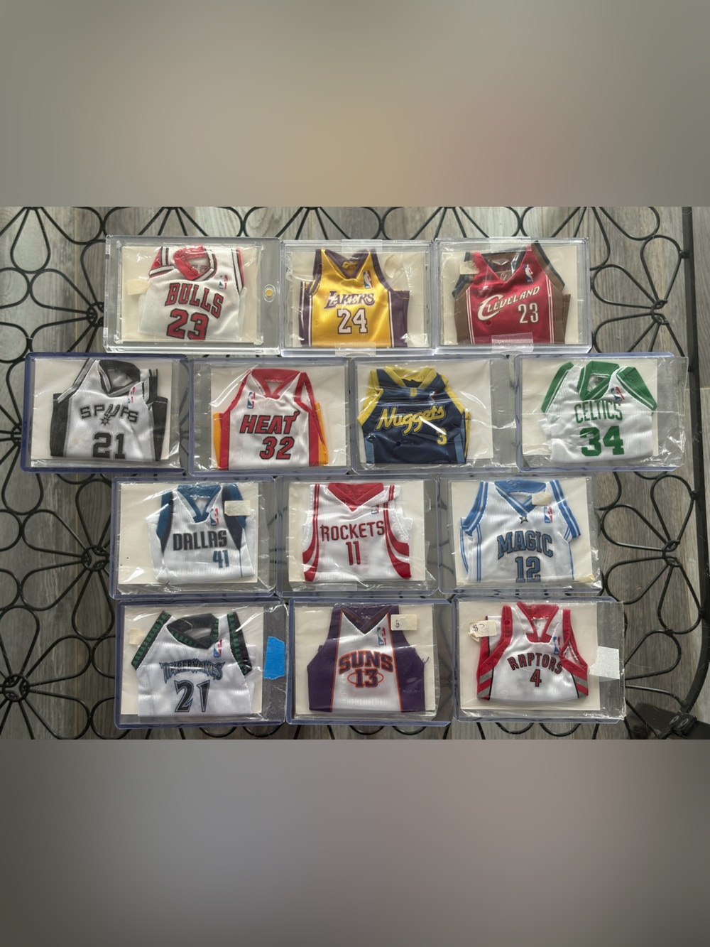 Michael Jordan 2007 Upper Deck Complete 13 Mini Jersey NBA Basketball Card Set